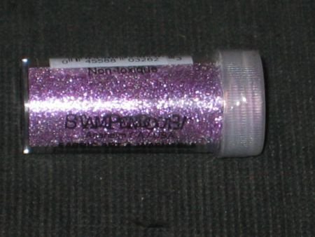 STROOI BUISJE --- GLITTERS (Ultra Fijn / Fine) --- LAVENDEL --- ca. 5,3 cm x 2,0 cm - 2