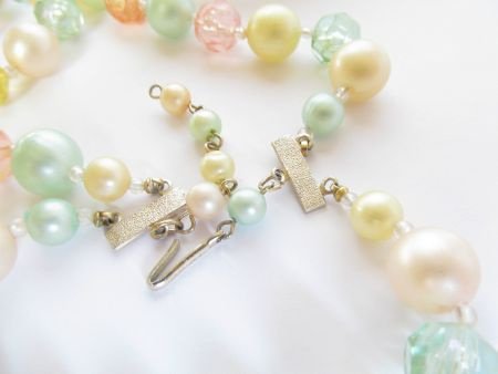 Vintage collier in zachte tinten - Afbeelding 3