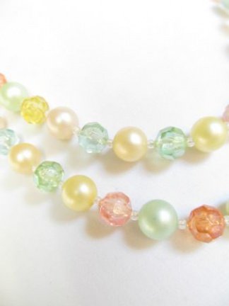 Vintage collier in zachte tinten - Afbeelding 4