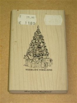 STEMPEL --- nr. 420462K --- KERSTBOOM met CADEAUS --- NIEUW - 1