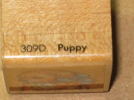 STEMPEL --- nr.309D --- HONDEN PUPPY --- NIEUW - 3