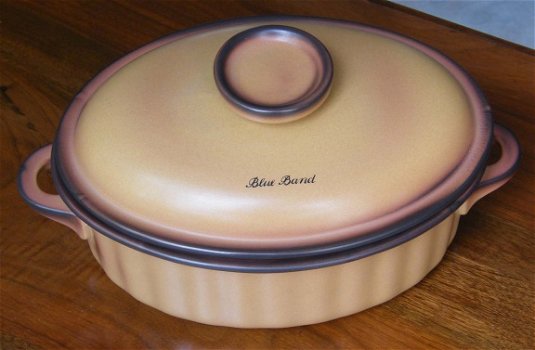 Bruine ovenschaal van Blue Band - 1