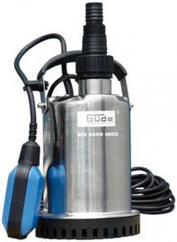 RVS Dompelpomp 7000 l/U minimale waterdiepte 1,5 cm Met dez
