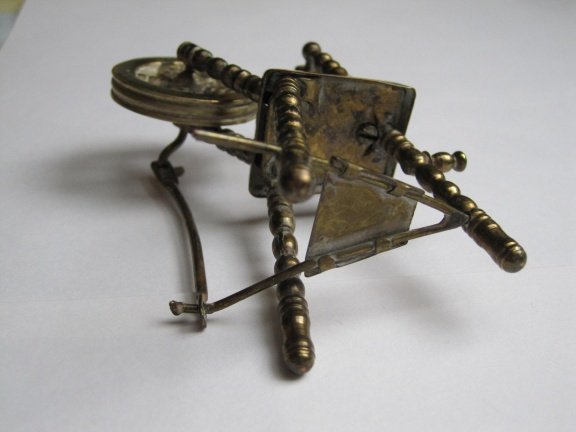 Spinnenwiel miniatuur 10.0x7.0 cm - Afbeelding 5