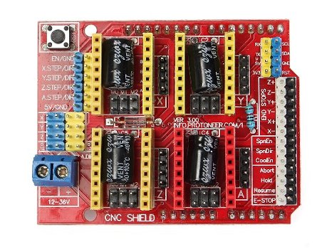 Arduino CNC-Shield + 4 x DRV8825 Driver - 2