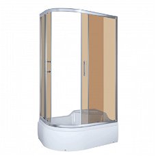 Sanifun douchecabine Melvina 1200 x 800 gekleurd glas