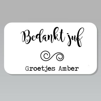 Witte stickers just married Ø 40mm (24 stuks) hobby sticker - 2