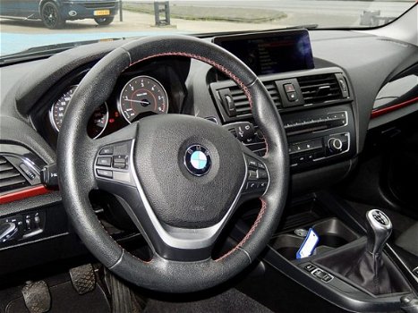 BMW 1-serie - 116D SPORT LEDEREN BEKLEDING, NAVIGATIE, BLACK EDITION - 1