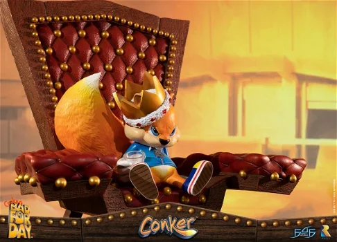 First4Figures Conker's Bad Fur Day Conker Statue - 3