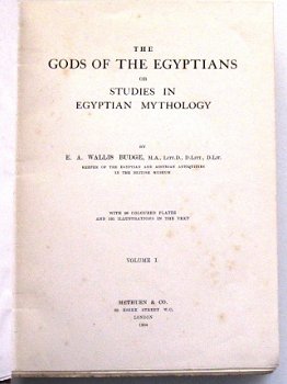 The Gods of the Egyptians 1904 Budge Egyptian Mythology - 3