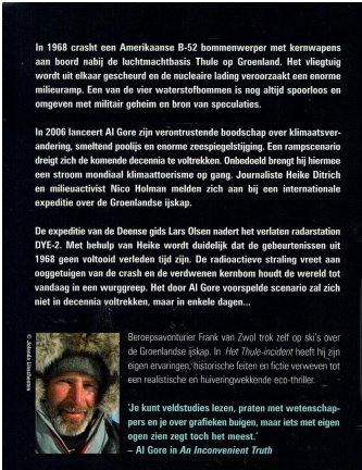 Frank van Zwol - Het Thule incident ( Eco thriller) - Afbeelding 2