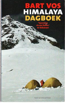 Himalaya-dagboek door Bart Vos (gesigneerd)