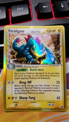 Feraligatr (Delta Species)  2/101  Holo  Ex Dragon Frontiers nm