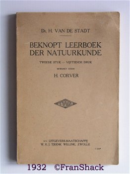 [1932] Beknopt leerboek der natuurkunde Deel 2, Van de Stadt, Tjeenk Willink - 1