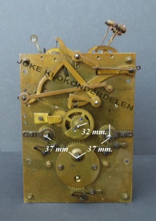 Westminster uurwerk = Junghans B10 -39064 - Afbeelding 2