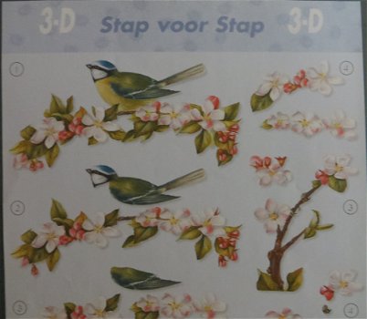 3D Knipvel (A4) --- VOGEL-VOGELS --- Nr. 03 --- DIVERSE AFBEELDINGEN - 2