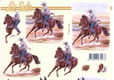 3D knipvel (A4) --- PAARD-PAARDEN --- Le Suh 8215.283 --- PAARD RIJDEN - 2 - Thumbnail