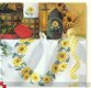borduurpatroon 417 kleedje en servetten met zonnebloemen - 1 - Thumbnail