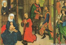 Adoration of Jesus, Hans Memling