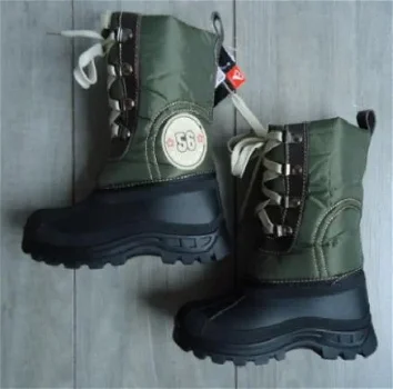 Nieuwe Jongens SNOWBOOTS GROEN maat 31 t/m 40* - 1