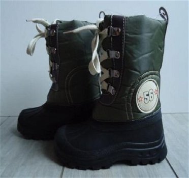 Nieuwe Jongens SNOWBOOTS GROEN maat 31 t/m 40* - 7