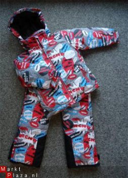 Nieuwe !! Ski broek allover geprint maat 116 - 6