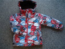 RUCANOR Ski/winterjack allover print maat 116*