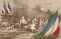 Antieke kaart : baby, multiple babies, trommel, vlag, kanon, vliegtuig - 1 - Thumbnail