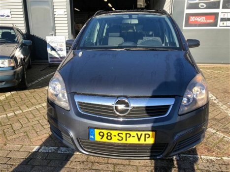 Opel Zafira - 1.6 Enjoy 7-persoons airco elektrische ramen+spiegels cruise controle apk 01-03-2020 - 1