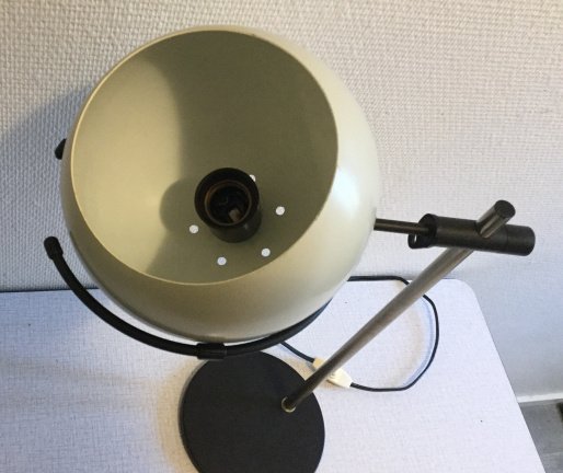 Verkocht ❤️ Design bureau/tafellamp waarschijnlijk Gepo, vintage - Afbeelding 2