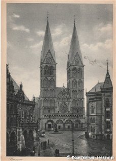 Duitsland Bremen, Rathaus, Dom und Börse
