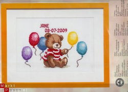 PAKO BORDUURPAKKET (GEBOORTE) BEER MET BALLONNEN