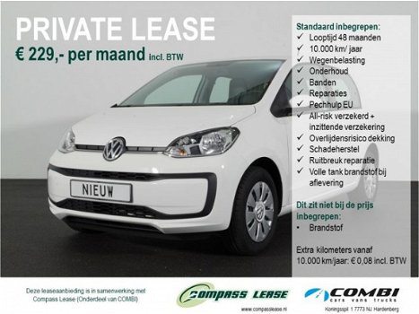 Volkswagen Up! - 1.0 BMT move up | Airco | Start/stop | Bluetooth-telefoon - 1