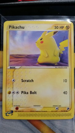 Pikachu 72/100 Ex Sandstorm - nr. 1