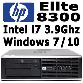 HP 8300 SFF | Intel i7 3.9Ghz | 8GB | 250GB HDD | Windows10 - 1