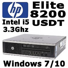 HP 8200 Elite USDT PC Intel Core i5 3.3Ghz 4GB 160GB HDD W10