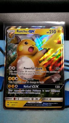 Raichu GX 29/73 Ultra Rare S & M: Shining Legends