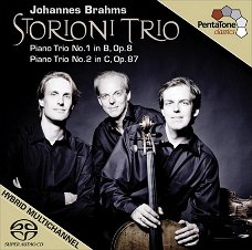 Storioni Trio -  Johannes Brahms: Klaviertrios 1+2  (CD & DVD)  SACD & DVD Super Audio CD Hybrid Mul