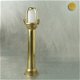 Steigerlamp 50 cm messing staand mat glas IP45 60Watt E27 110 x 500 (Ø x H), scheepslamp - 2 - Thumbnail