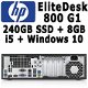 HP EliteDesk 800 G1 SFF, Intel i5, 8GB DDR3, 240GB SSD Win10 - 2 - Thumbnail