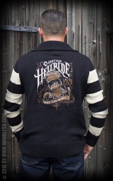 Rumble 59, Racing Sweater Hotrod Hellride, mooie trui met geborduurde rug.