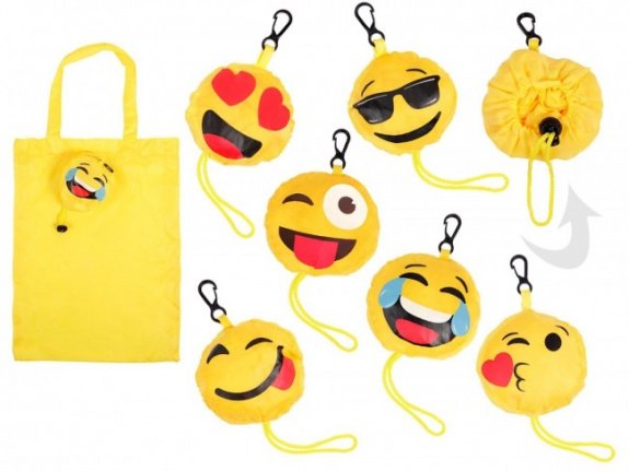 Emoji opvouwbare boodschappentas - nr. 1