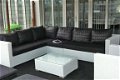 Loungeset lounge bank terras tuin wit wicker PROMO. - 4 - Thumbnail