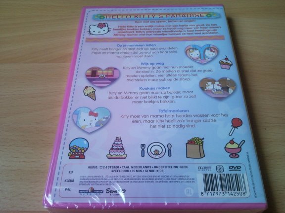 Hello kitty koekjes bakken dvd nieuw en geseald - Afbeelding 2