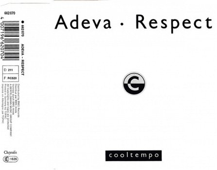 Adeva ‎– Respect 4 Track CDSingle - 1