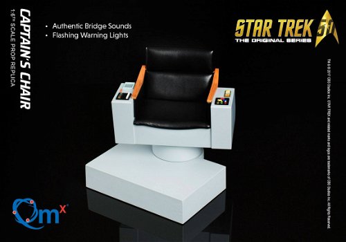 Quantum Mechanix Star Trek Captains Chair met licht en geluid - 2