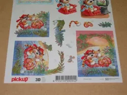 3D knipvel (A4) --- DIVERSE DIEREN --- Pickup 066 --- HOND en POES