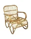 Rotan fauteuil Belse Retro - trendy rieten stoel - 1 - Thumbnail