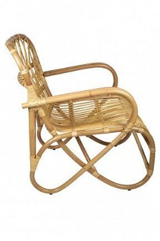 Rotan fauteuil Belse Retro - trendy rieten stoel - 2