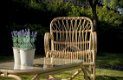 Rotan fauteuil Belse Retro - trendy rieten stoel - 3 - Thumbnail